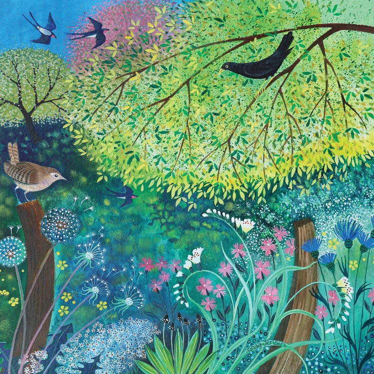 Jenny'S Garden,2017, by Lisa Graa Jensen wall art