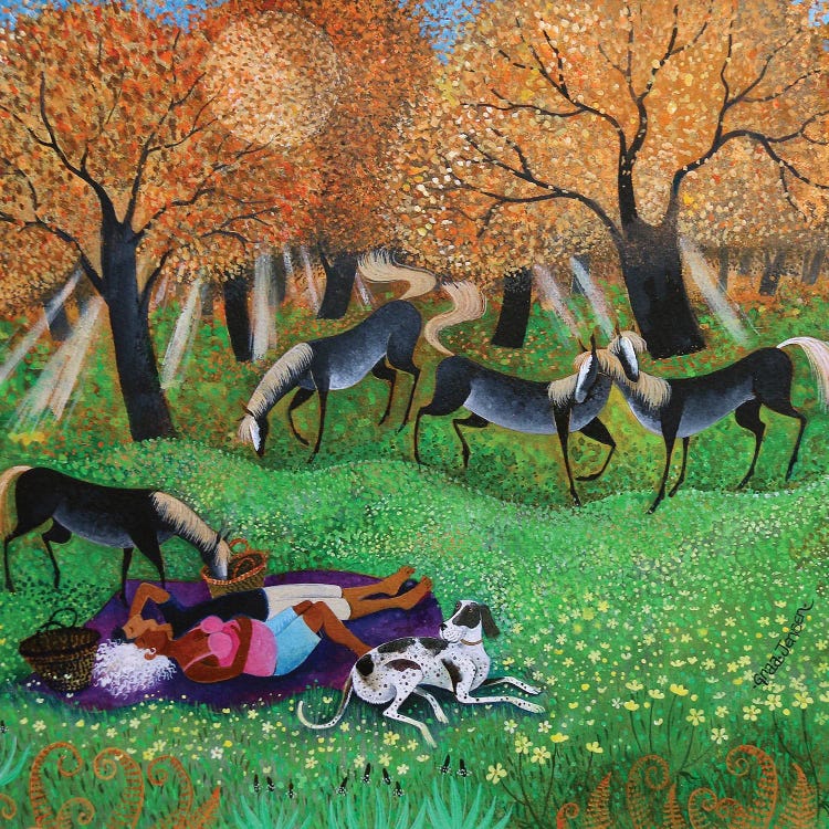 Last Rays Of Summer, 2019, by Lisa Graa Jensen wall art