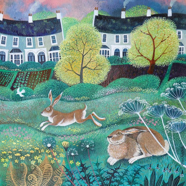 Rabbits: Left To Nature,2017, by Lisa Graa Jensen