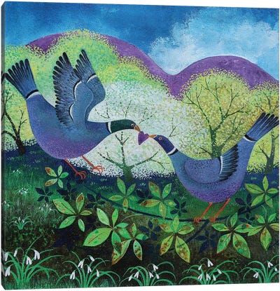 Love Birds, 2020, Canvas Art Print
