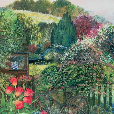 Martin'S Bike, 1991 by Lisa Graa Jensen canvas print