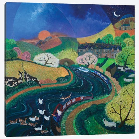 Moored Up For The Night, 2012 Canvas Print #BMN12779} by Lisa Graa Jensen Canvas Artwork