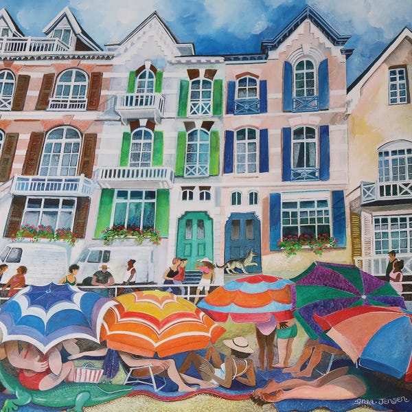 Umbrellas: Parasols,2018, by Lisa Graa Jensen