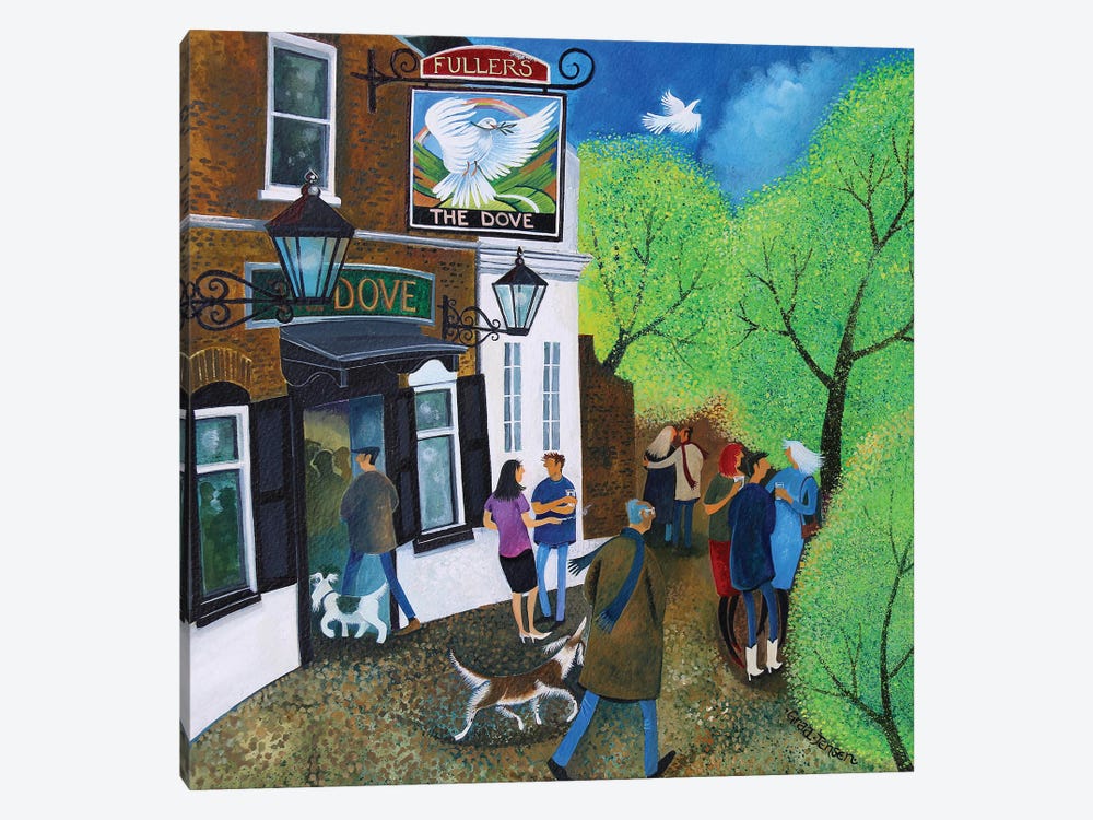 The Dove Pub Hammersmith 2015 by Lisa Graa Jensen 1-piece Canvas Print