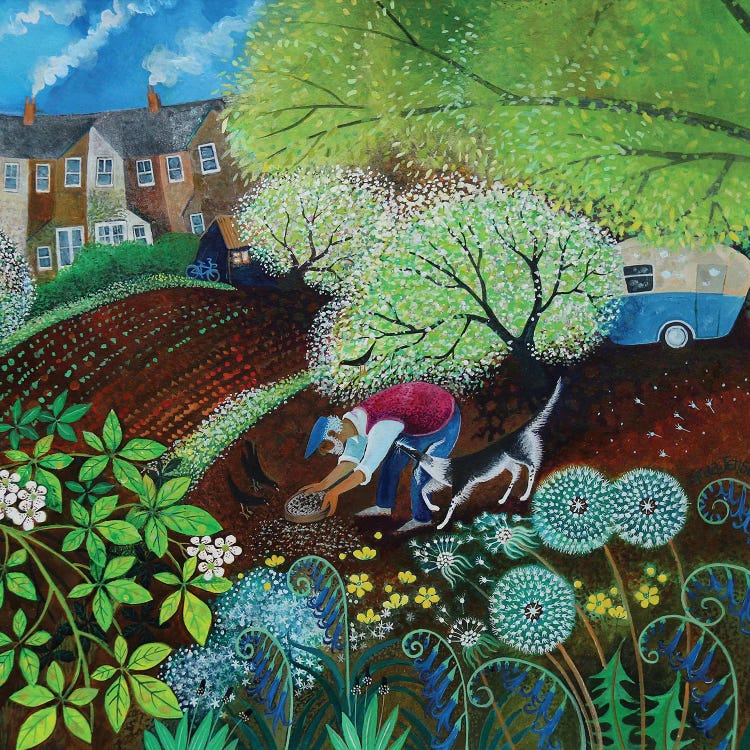 The Sower ,2021, by Lisa Graa Jensen wall art