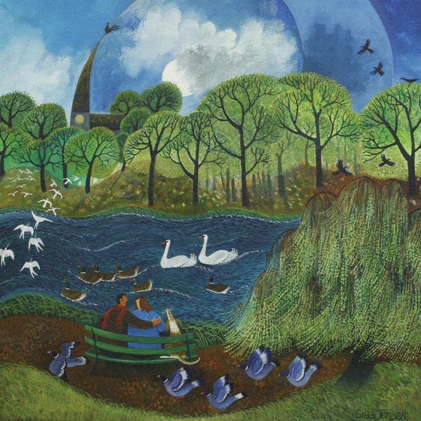 London: Wimbledon Park Lake, 2013 by Lisa Graa Jensen