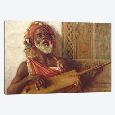 African Musician Canvas Print #BMN12866} by Aloysius C. O'Kelly Canvas Print
