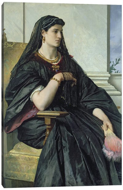 Bianca Capello, 1864/68 Canvas Art Print