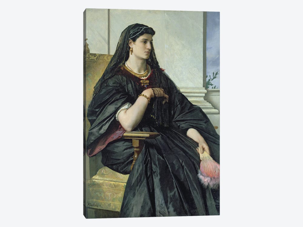 Bianca Capello, 1864/68 by Anselm Feuerbach 1-piece Canvas Art