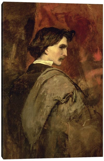 Self Portrait, C.1860 Canvas Art Print