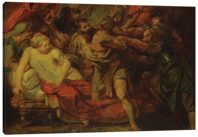 The Imprisonment Of Samson, After A Painting By Rubens, 1848 Canvas Art Print