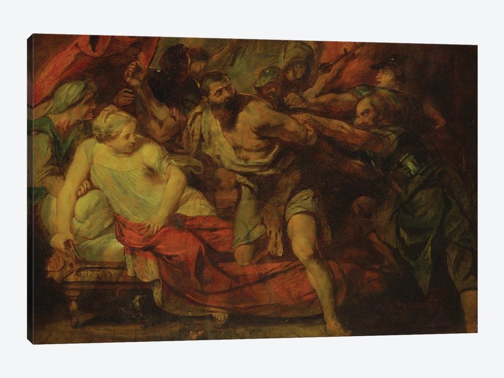The Imprisonment Of Samson, After A Painting By Rubens, 1848 by Anselm Feuerbach 1-piece Canvas Artwork