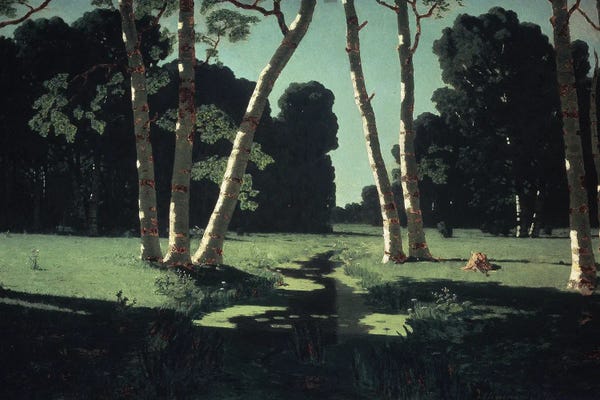 Birch Trees: Birches, 1879 by Arkip Ivanovic Kuindzi