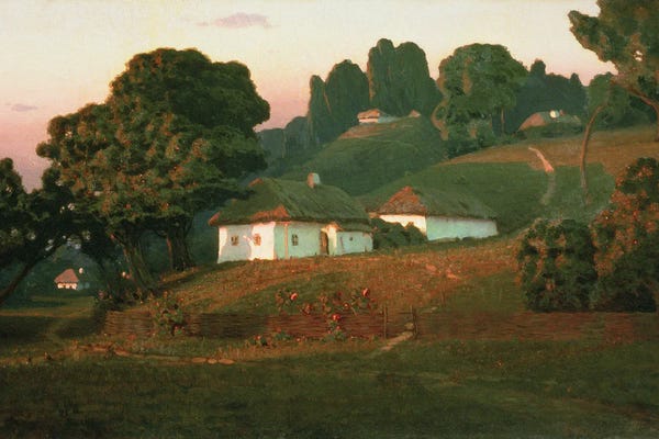 Ukraine: Evening In The Ukraine, 1878 by Arkip Ivanovic Kuindzi