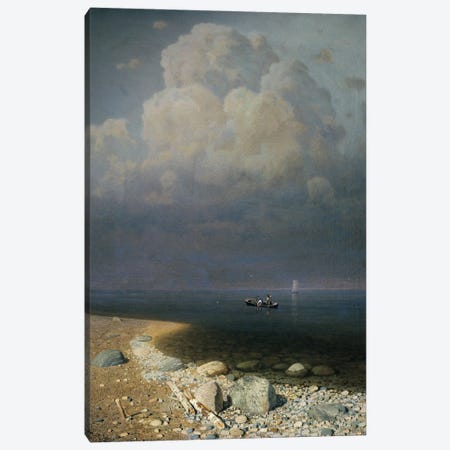 Lake Ladoga, 1873 Canvas Print #BMN12893} by Arkip Ivanovic Kuindzi Canvas Print