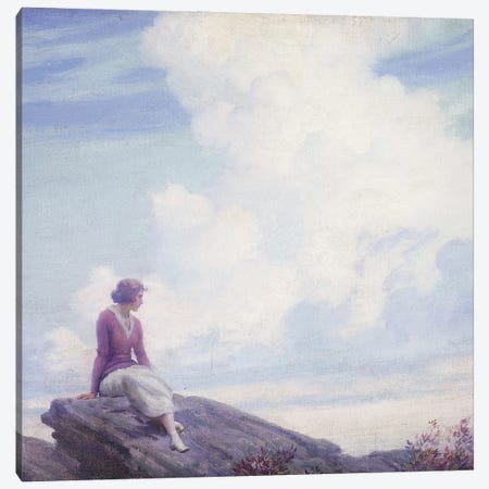 The Pink Cloud, 1925 Canvas Print #BMN12899} by Charles Courtney Curran Art Print