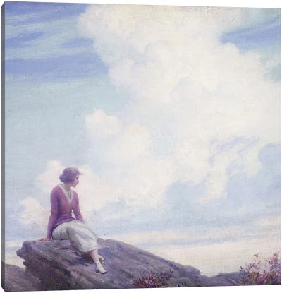 The Pink Cloud, 1925 Canvas Art Print