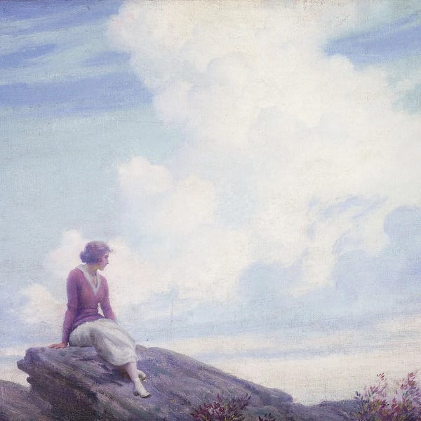 Light & Shadow: The Pink Cloud, 1925 by Charles Courtney Curran