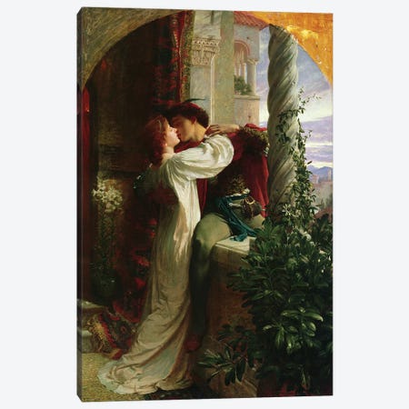 Romeo and Juliet, 1884  Canvas Print #BMN1289} by Sir Frank Dicksee Canvas Artwork