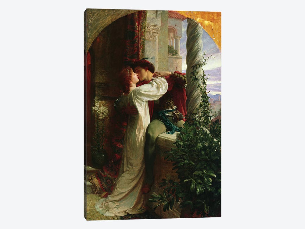 Romeo and Juliet, 1884  by Sir Frank Dicksee 1-piece Canvas Art Print