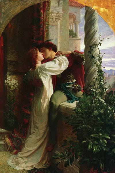 Dark Academia: Romeo and Juliet, 1884  by Sir Frank Dicksee