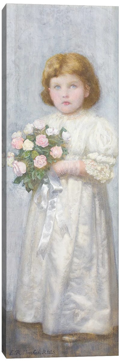 All That I Saw At The Wedding Canvas Art Print - Edward Robert Hughes