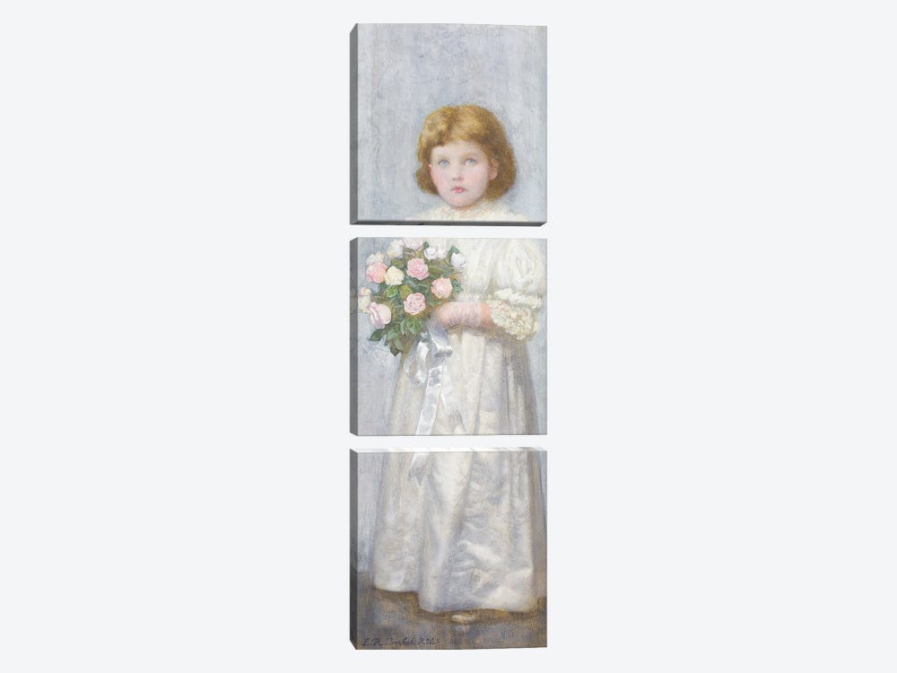 All That I Saw At The Wedding by Edward Robert Hughes 3-piece Canvas Art Print