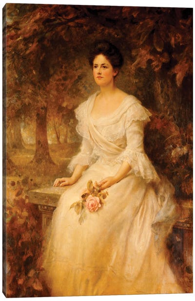Portrait Of A Lady, 1902 Canvas Art Print