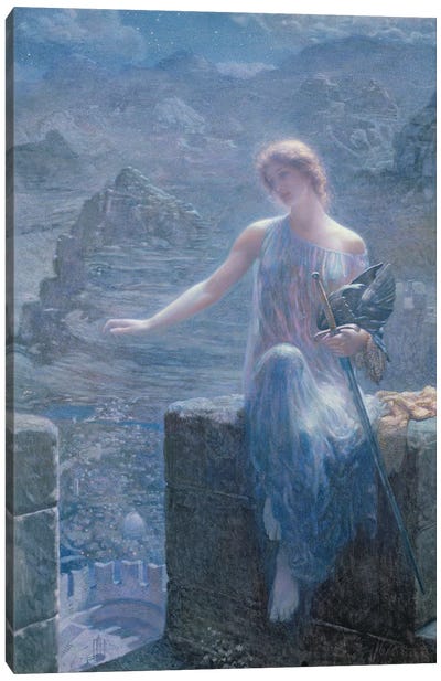 The Valkyrie's Vigil, 1906 Canvas Art Print