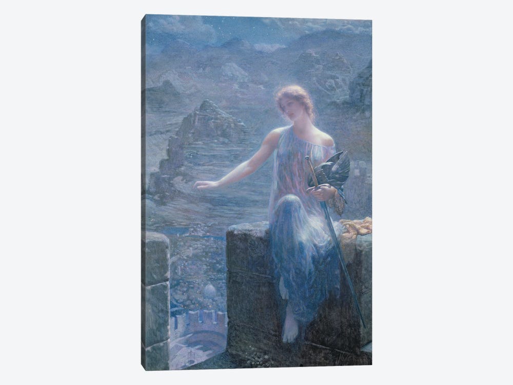 The Valkyrie's Vigil, 1906 by Edward Robert Hughes 1-piece Canvas Art Print