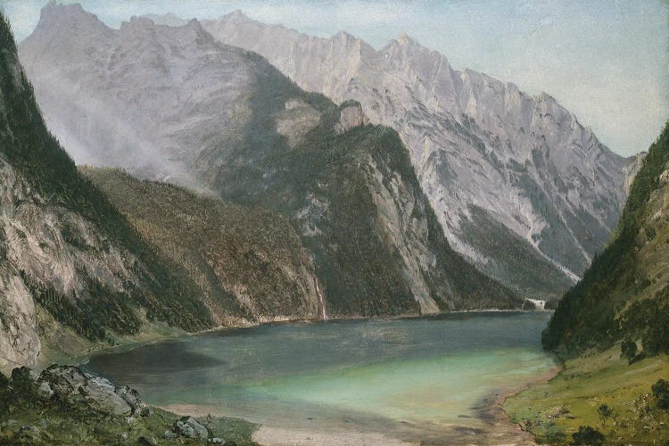 Alpine Lake by Frederic Edwin Church canvas print