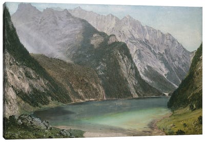 Alpine Lake Canvas Art Print