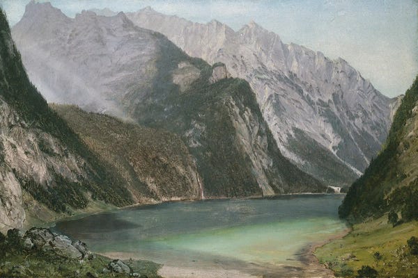 Frederic Edwin Church: Alpine Lake by Frederic Edwin Church
