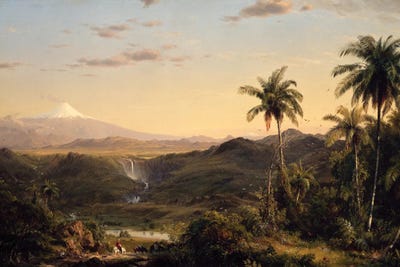 Cotopaxi, 1855 by Frederic Edwin Church acrylic art print