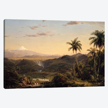 Cotopaxi, 1855 Canvas Print #BMN12912} by Frederic Edwin Church Canvas Art