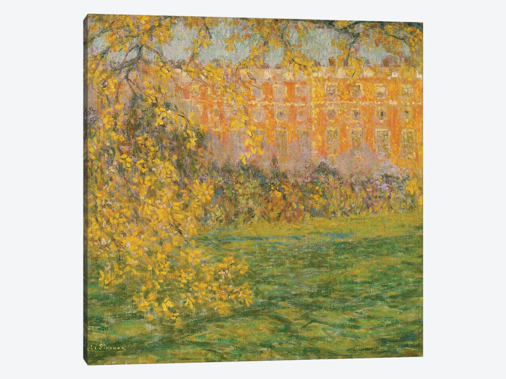 Autumn, Hampton Court by Henri Eugene Augustin Le Sidaner 1-piece Canvas Wall Art
