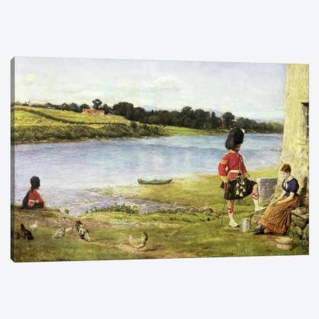 Flowing to the Sea, 1871  Canvas Print #BMN1291} by Sir John Everett Millais Art Print