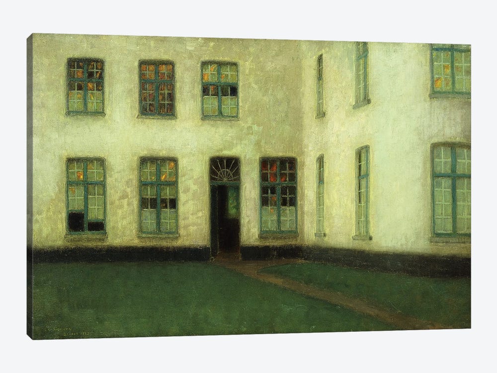 Corner Of The Beguines Houses, 1898 by Henri Eugene Augustin Le Sidaner 1-piece Canvas Wall Art