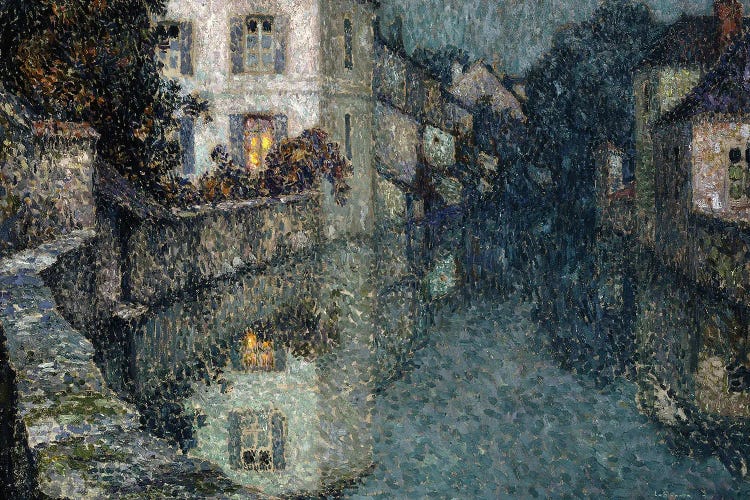 Houses On The Canal, Nemours