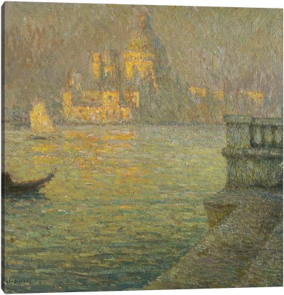 La Salute, Venice Canvas Art Print - Post-Impressionism Art