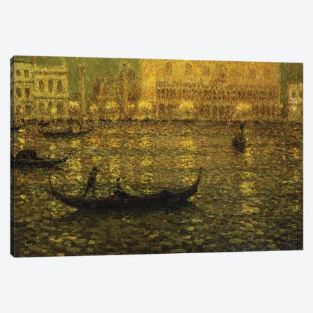 The Ducal Palace, 1915 Canvas Print #BMN12940} by Henri Eugene Augustin Le Sidaner Canvas Print