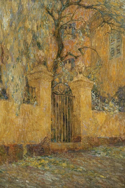 Henri Eugene Augustin Le Sidaner: The Gate by Henri Eugene Augustin Le Sidaner