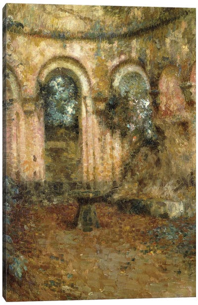 The Grounds Of The Castle; Le Cour Du Chateau, 1905 Canvas Art Print - Post-Impressionism Art