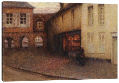 The Little Shop, Gerberoy, C.1906 Canvas Art Print - Post-Impressionism Art