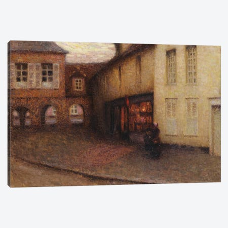 The Little Shop, Gerberoy, C.1906 Canvas Print #BMN12944} by Henri Eugene Augustin Le Sidaner Canvas Wall Art