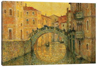 The Morning Sun, Venice; Le Matin, Soleil, Venise, 1917 Canvas Art Print - Veneto Art