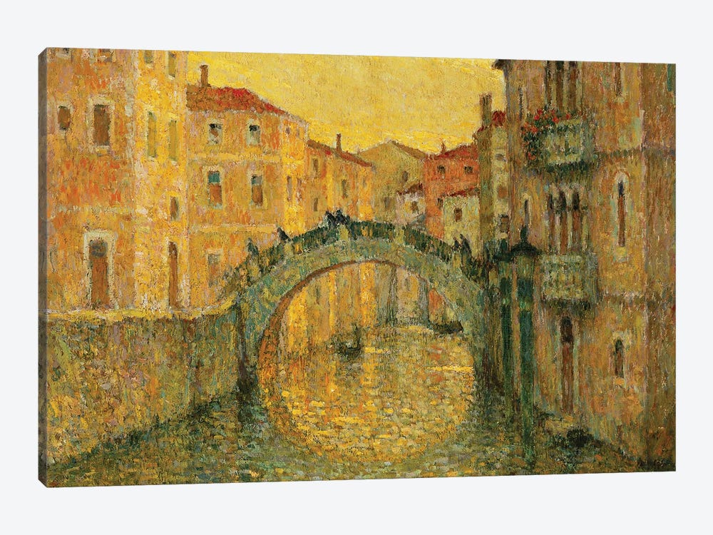 The Morning Sun, Venice; Le Matin, Soleil, Venise, 1917 by Henri Eugene Augustin Le Sidaner 1-piece Canvas Art Print