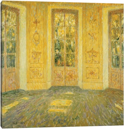 Windows On The Parc; Fenetres Sur Le Parc, 1938 Canvas Art Print - Post-Impressionism Art