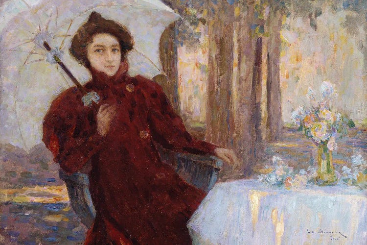 Woman With An Umbrella; Femme A L'Ombrelle, 1896