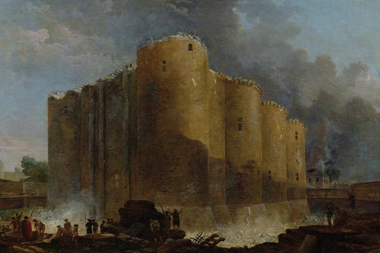 Demolition Of The Bastille, 1789